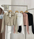 MATINEE Collar Down Crop Shirts